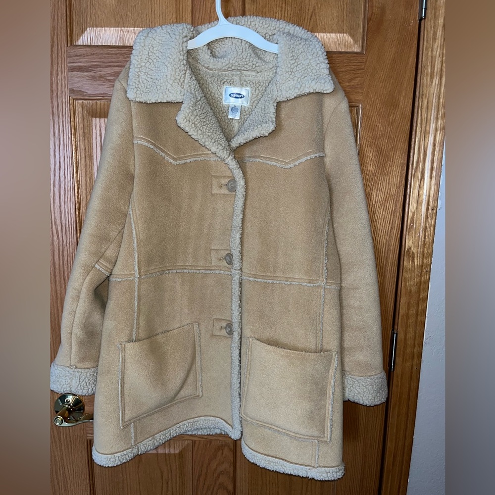 Old navy Sherpa dress coat